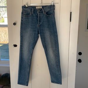 Aritzia Denim forum x boyfriend jeans, size 26